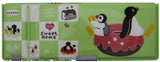 Shopaholic Penguin Cartoon Art Plastic Pencil Box