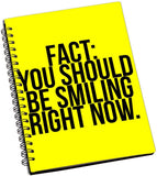 SHOPMANIA DESIGNER NOTEBOOK A5 Notebook Spiral Bound