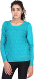 Sheezworld Casual Full Sleeve Self Design Women's Top