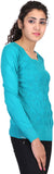Sheezworld Casual Full Sleeve Self Design Women's Top