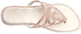 Lumiere Swarovski Studded Chappals Women Flats