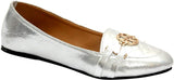 Stylish Step Cross Buckle Loafers