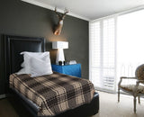 Raymond Abstract Single Blanket Black