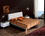 Raymond Abstract Single Blanket Brown