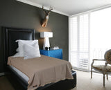 Raymond Abstract Single Blanket Grey