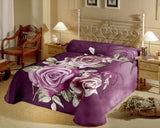 Raymond Abstract Single Blanket Purple