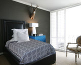 Raymond Abstract Single Blanket Grey