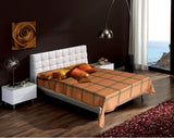 Raymond Abstract Single Blanket Brown