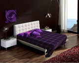 Raymond Abstract Single Blanket Purple