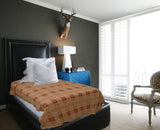 Raymond Abstract Single Blanket Brown