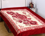 Raymond Abstract Single Blanket Red