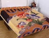 Raymond Abstract Single Blanket Blue