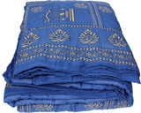 Spangle Floral Single Quilts & Comforters Blue