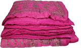 Spangle Floral Single Quilts & Comforters PINK