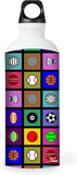 Nutcase Sticker Wrap Design - Sports Ball 800 ml Bottle