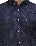 Ebry Men's Printed Casual Shirt