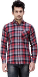 Ebry Men's Checkered Casual Shirt