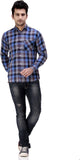 Ebry Men's Checkered Casual Shirt