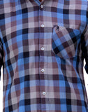 Ebry Men's Checkered Casual Shirt