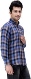 Ebry Men's Checkered Casual Shirt