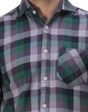 Ebry Men's Checkered Casual Shirt