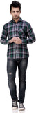 Ebry Men's Checkered Casual Shirt