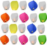 SHOPOJ Multicolor Paper Sky Lantern