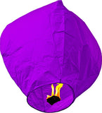 SHOPOJ Purple Paper Sky Lantern
