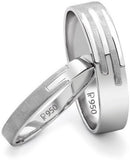 Suranas Jewelove Price Point Bands Sj Pto 234 Platinum Ring Set