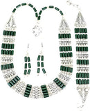 Dgold Onyx Stone Necklace Set