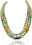 dgold Beads Stone Necklace