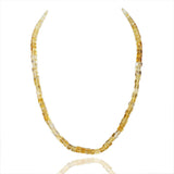 dgold Garnet Stone Necklace