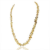 dgold Citrine Stone Necklace