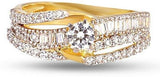 Shashvat Jewels Yellow Gold Diamond 14 K Ring