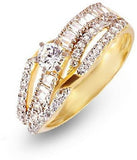 Shashvat Jewels Yellow Gold Diamond 14 K Ring