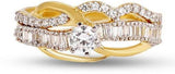 Shashvat Jewels Yellow Gold Diamond 14 K Ring