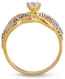 Shashvat Jewels Yellow Gold Diamond 14 K Ring