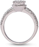 Shashvat Jewels White Gold Diamond 9 K Ring
