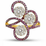 Shashvat Jewels Yellow Gold Diamond 14 K Ring