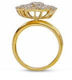 Shashvat Jewels Yellow Gold Diamond 14 K Ring