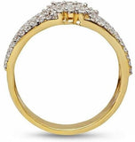 Shashvat Jewels Yellow Gold Diamond 14 K Ring