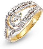 Shashvat Jewels Yellow Gold Diamond 14 K Ring