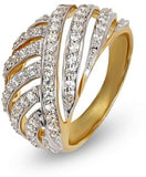 Shashvat Jewels Yellow Gold Diamond 9 K Ring