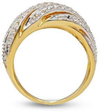 Shashvat Jewels Yellow Gold Diamond 9 K Ring