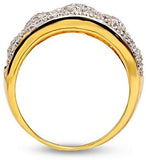 Shashvat Jewels Yellow Gold Diamond 18 K Ring