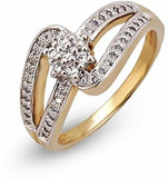 Shashvat Jewels Yellow Gold Diamond 18 K Ring