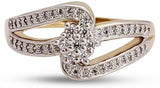 Shashvat Jewels Yellow Gold Diamond 18 K Ring