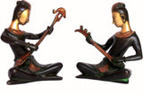 Stonkraft Musician Brass Figurine Showpiece  -  15.5 cm