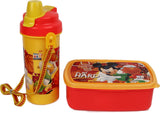 SKI LIC RECESS GIFT SET PINKYELLOW01 2 Containers Lunch Box