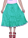Pezzava Self Design Women's, Girl's Regular Blue Skirt